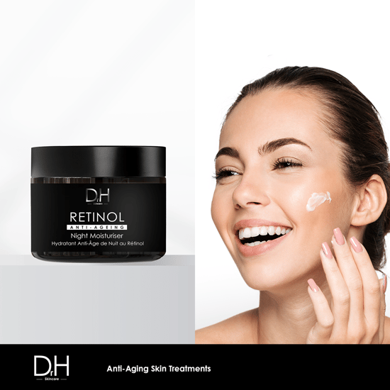 Dr H Crema hidratante de noche antiedad con retinol 60 ml + Sérum facial antiedad con retinol 30 ml - Image 5
