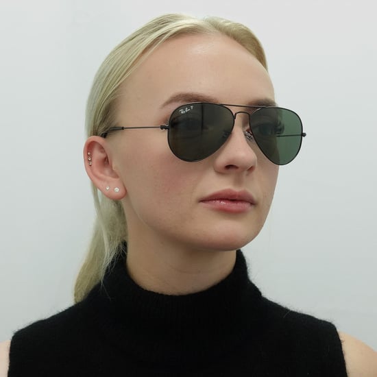 Gafas de sol Ray-Ban Aviator 3025 Negro Verde Polarizadas 002/58 - Image 6