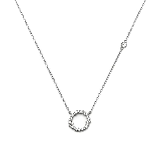 Collar Luxenter de Plata de Ley 925 con Circonita Brillante acabado en rodio - Thilak - Image 1