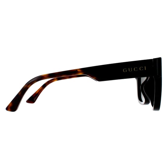 Gucci Square Mens Negro con Habana Gris GG1670SK - Image 4