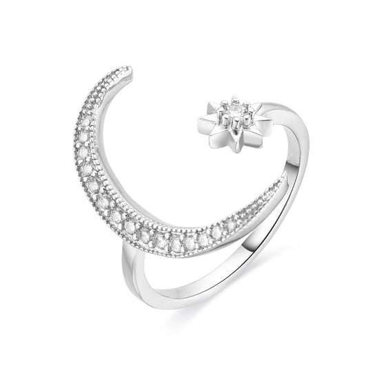 Anillo Luxenter Meral,de Circonita Brillante,acabado en rodio - Image 1