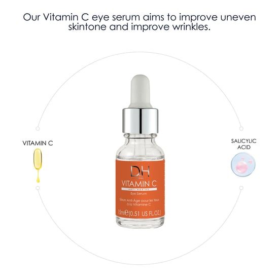 Dr H Sérum contorno de ojos antiedad con vitamina C 15 ml - Image 2