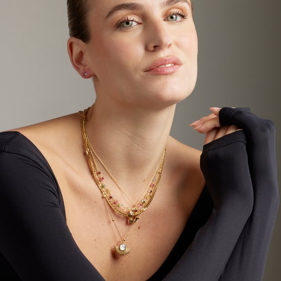 Collar Luxenter con nácar blanco acabado en oro de 18K - Sycu - Image 2