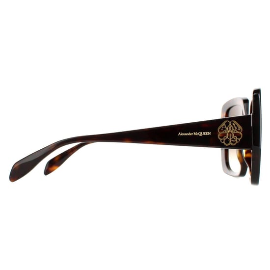 Alexander McQueen Cuadrado Señoras Tortuga Marrón Gradiente AM0378S - Image 4