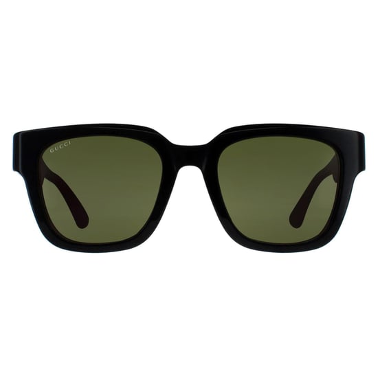 Gucci Square Mens Negro con Verde y Rojo Verde GG1670SK - Image 1