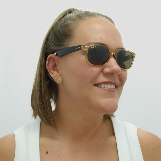 Ray-ban rectángulo unisex miel cristal marrón polarizado gafas de sol new wayfarer rb2132 - Image 6