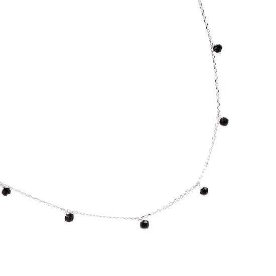 Collar Luxenter, khosar de plata de ley 925 y onix acabado baño rodio - Image 4