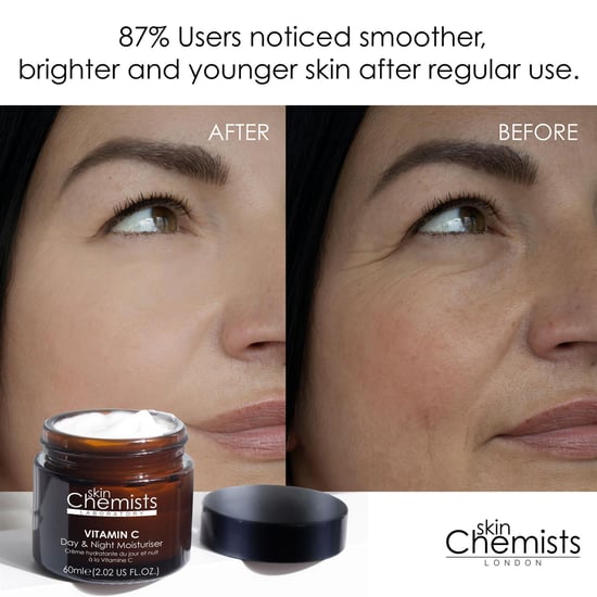 skinChemists Crema hidratante antiedad de día y de noche con vitamina C, 60 ml. - Image 2