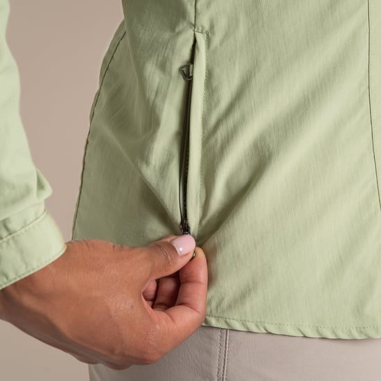 Craghoppers Womens/Ladies Adventure III Nosilife Long-Sleeved Shirt (Bud Green) - Image 6