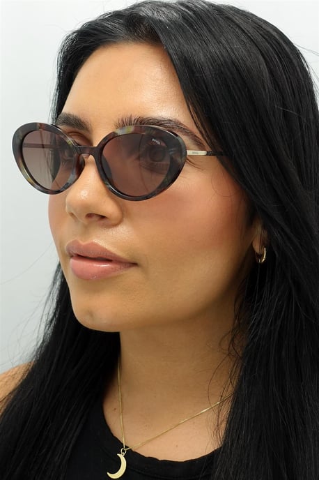INVU Oval Womens Cloud Marrón Sage Tortoise Marrón Polarizado B2108 - Image 5