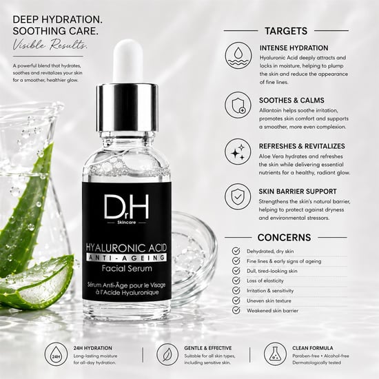 Dr H Sérum Facial Antiedad Ácido Hialurónico 30ml - Image 5