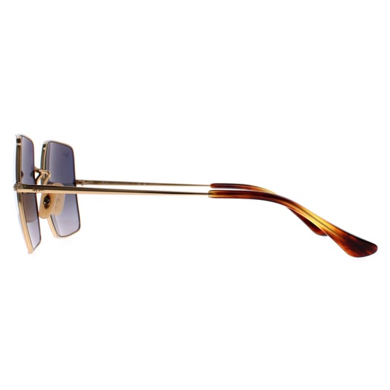 Gafas de sol Ray-Ban Square RB1971 914778 oro pulido azul gris degradado polarizadas - Image 3