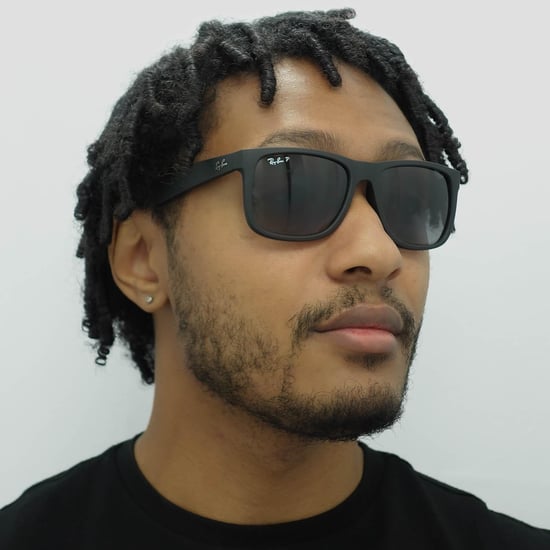Gafas de sol Ray-Ban Justin 4165 622/T3 Negro Goma Gris Gradiente Polarizadas - Image 6