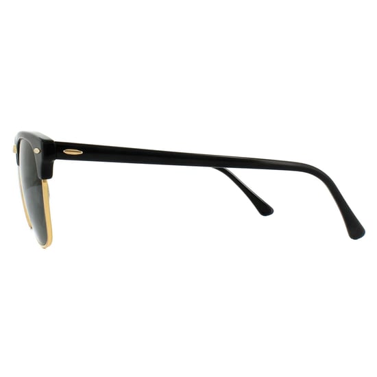 Gafas de sol Ray-Ban Clubmaster 3016 W0365 Negro Verde G-15 Pequeñas 49mm - Image 3