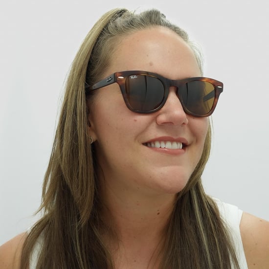 Ray-Ban RB0707S 954/33 gafas de sol a rayas havana marrón - Image 5
