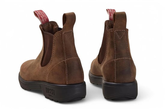 Botas Chelsea de cuero marrón tostado Rossi 303 Endura - Image 5