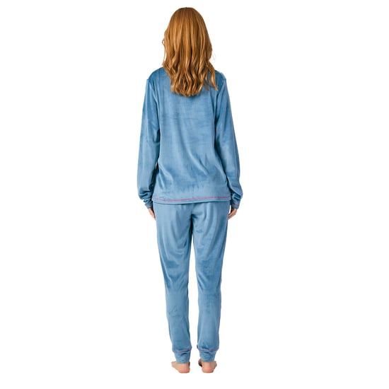 Pijamas de invierno de manga larga de terciopelo MU5 para mujer - Image 3
