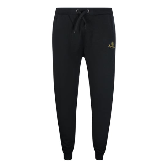 Conjunto De Sudadera Con Capucha Y Pantalón Deportivo Aquascutum En Color Negro Con Cremallera - Image 4