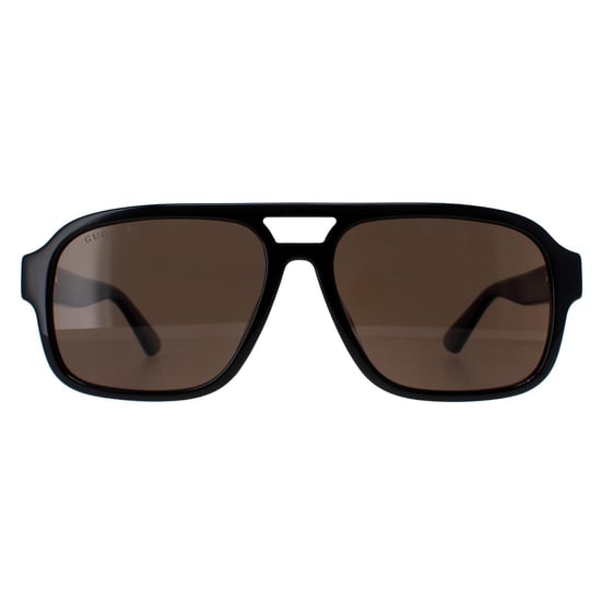 Gafas de sol polarizadas Gucci GG1342S 002 negro marrón - Image 1