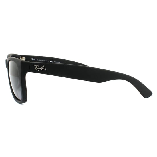 Gafas de sol Ray-Ban Justin 4165 622/T3 Negro Goma Gris Gradiente Polarizadas - Image 3