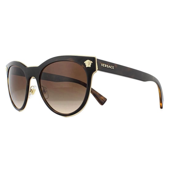 Gafas de Sol Versace VE2198 125213 Gradiente Marrón Habana Oscuro - Image 2