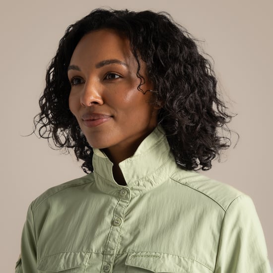 Craghoppers Womens/Ladies Adventure III Nosilife Long-Sleeved Shirt (Bud Green) - Image 5