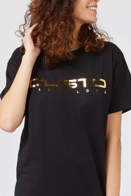 Vestido T-Shirt con Logo de Barcelona Cu22185 - Image 2