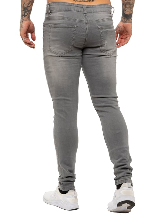 Vaqueros Enzo Skinny Ripped para hombre - Image 2