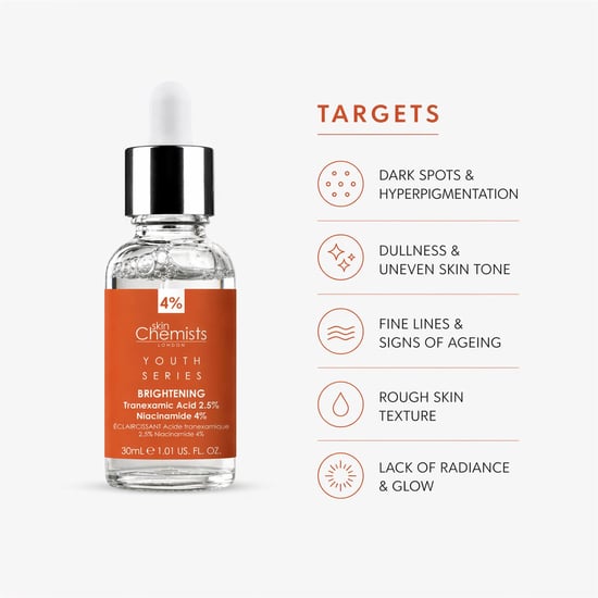 skinChemists Sérum iluminador antiedad con ácido tranexámico al 2,5 % y niacinamida al 4 % (30 ml) - Image 5