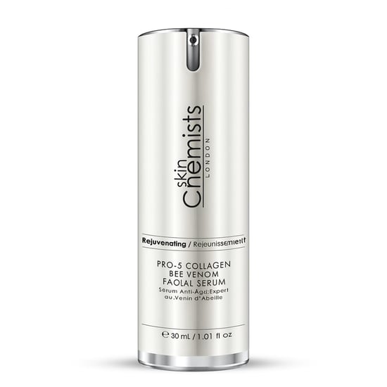 skinChemists Sérum facial antiedad Pro-5 con colágeno y veneno de abeja, 30 ml. - Image 4