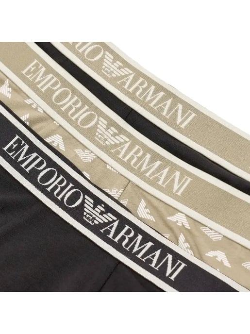 Pack de 3 calzoncillos bóxer para hombre Emporio Armani Eagle Essential - Image 2
