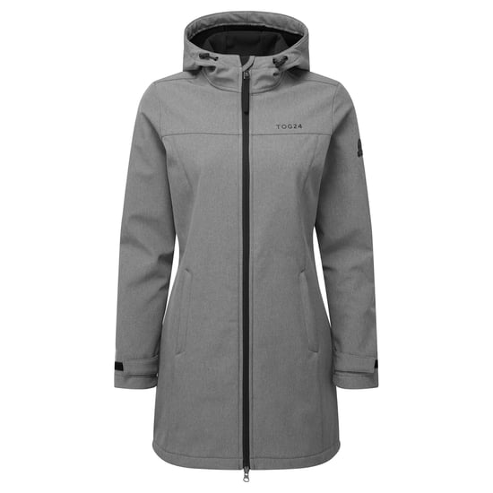 Keld Womens Softshell Long Jacket Dark Grey - Image 5