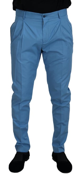 Pantalones plisados azul claro - Image 1