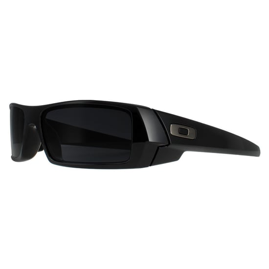 Gafas de sol Oakley Wrap para hombre en negro pulido y gris - Image 2