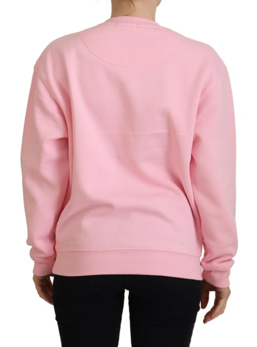 Sudadera rosa con cuello redondo - Image 3