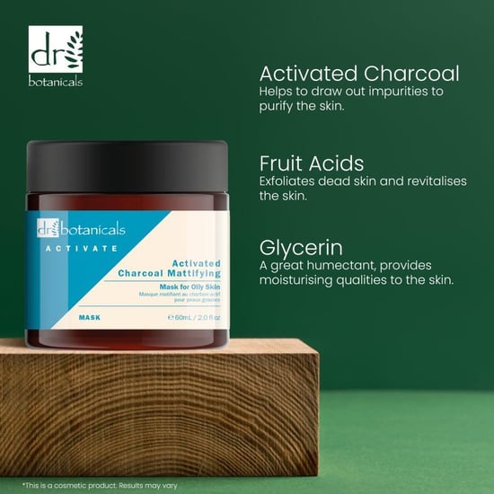 Dr. Botanicals Mascarilla matificante antiedad con carbón activado 60 ml - Image 2