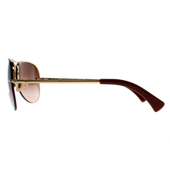 Gafas de sol Rayban 3449 Gold Brown Gradient 001/13 59mm - Image 3