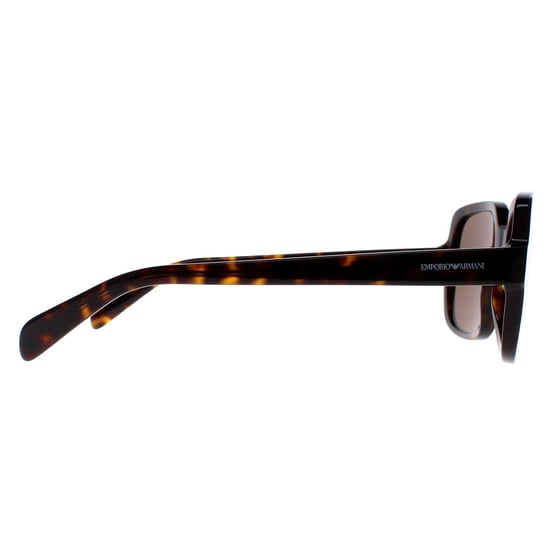 Emporio Armani Cuadrados Mujeres Brillante Havana Marrón Oscuro EA4195 - Image 4