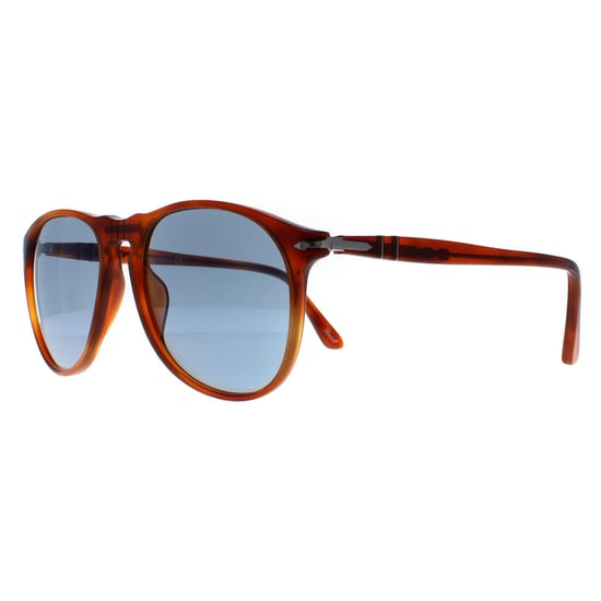 PERSOL Gafas de sol 9649 96/56 Terrier Di Siena Tortoise Azul - Image 2