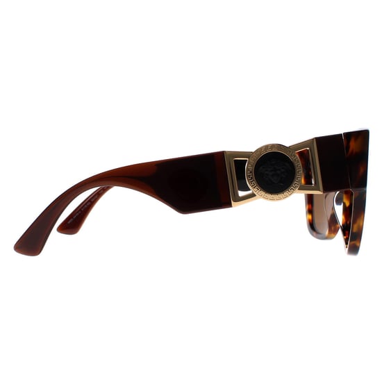 Versace Gafas de Sol Cat Eye para Mujer Havana Bronce Oscuro VE4415U - Image 4