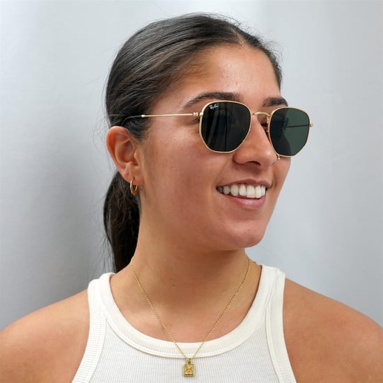 Gafas de sol Ray-Ban Hexagonal 3548N 001 Oro Verde G-15 - Image 5