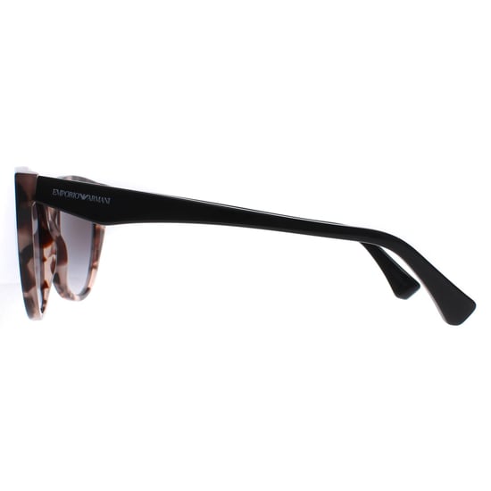 Emporio Armani Gafas Cat Eye para Mujeres Shiny Pink Havana Grey Gradient EA4162 - Image 3