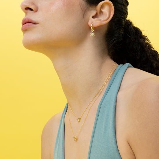 Collar Luxenter de Plata de Ley 925 con Circonita Multicolor acabado en oro amarillo de 18K - Alphabet - Image 2