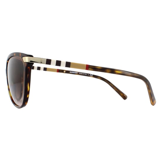 Gafas de sol Burberry Be4216 300213 Habana oscuro con detalles dorados Gradiente marrón - Image 3