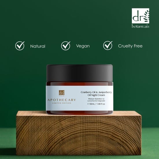 Dr. Botanicals Crema de noche antiedad con aceite de arándano rojo y aceite de enebro 50 ml - Image 3