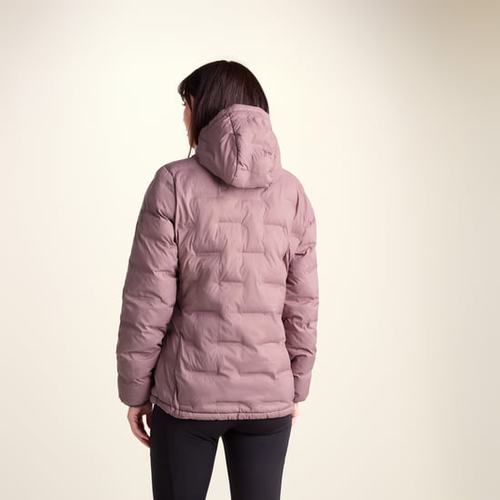 Palmer Womens Padded Jacket - Mauve - Image 2
