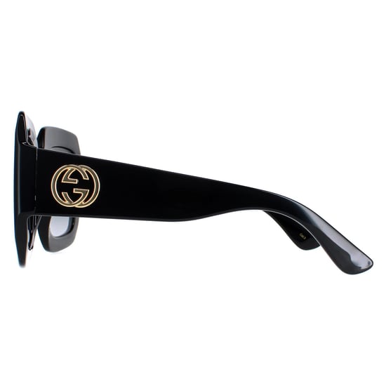 Gucci GG0053SN 001 negro gris gafas de sol - Image 3