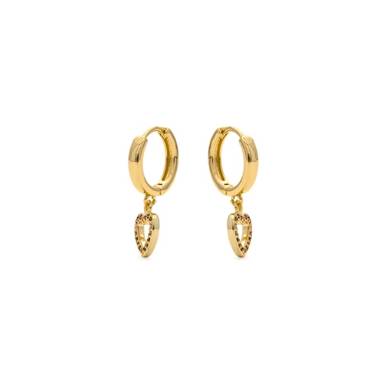 Pendientes Luxenter Becias acabados en oro 18k - Image 3