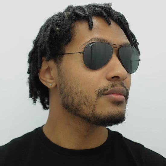 Ray-Ban Pilots unisex negro pulido polarizado cometa 3025 - Image 6