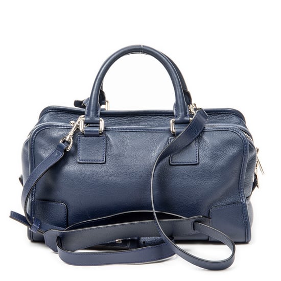 Loewe Amazona 28 en Blue Cuero de ternero - Image 5